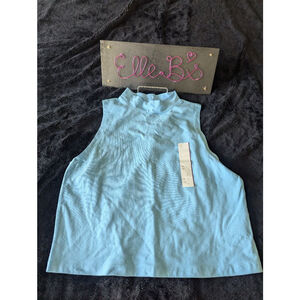 NWT Wild Fable Light Blue Turtle Neck Tank XXS, M, XL